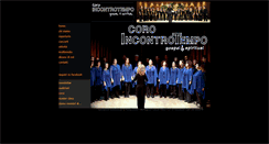Desktop Screenshot of coroincontrotempo.it